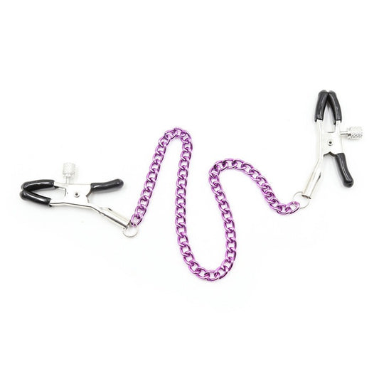 Erotic Breast Clamps Chain Leather Clamps Flirtation Adult Products Erotic Female Apparatus