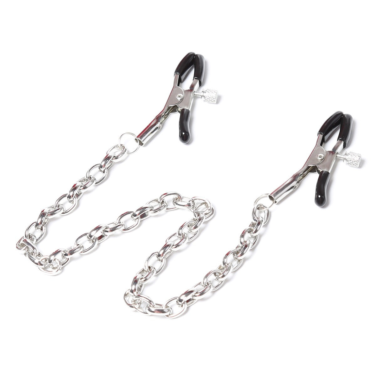 Erotic Breast Clamps Chain Leather Clamps Flirtation Adult Products Erotic Female Apparatus