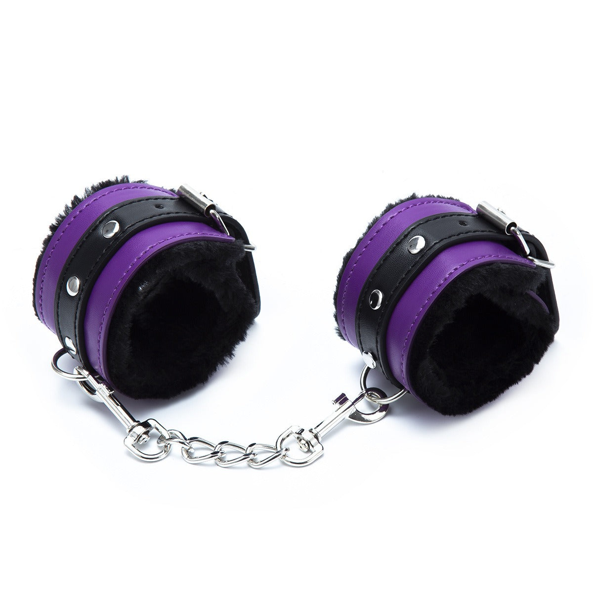 Fun PU Leather Handcuffs Ankles Couple Games Flirting Toys Passion Handcuffs Alternative Binding SM Shackles